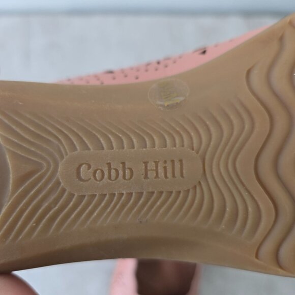 Cobb Hill Ballet Flats Sz 6.5 Light Pink Leather Minimalist Comfort Slip On Shoe - Picture 9 of 13